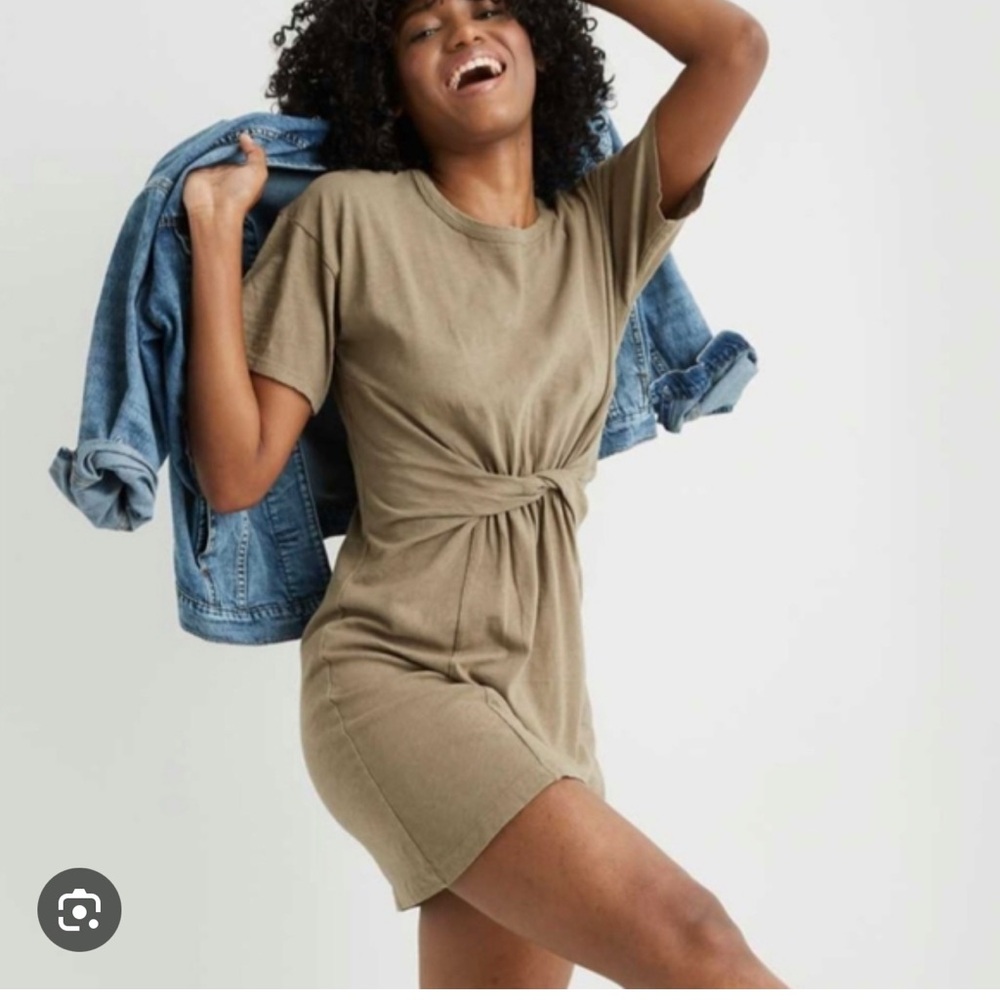 Aerie Olive Green Dress